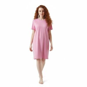 Weekenders Retro 80s/90s Pink Padded Shoulder T-Shirt Dress S